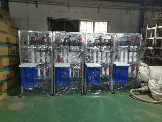 Цена на оборудование для водоочистных сооружений. Опреснение морской воды. Система обратного осмоса + ультрафильтрации.