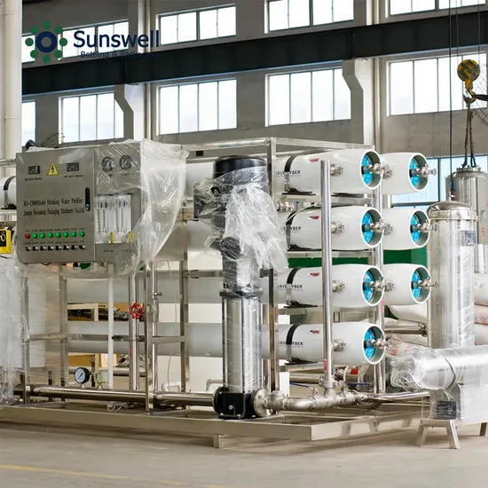 Система ультрафильтрации воды для речной воды с использованием