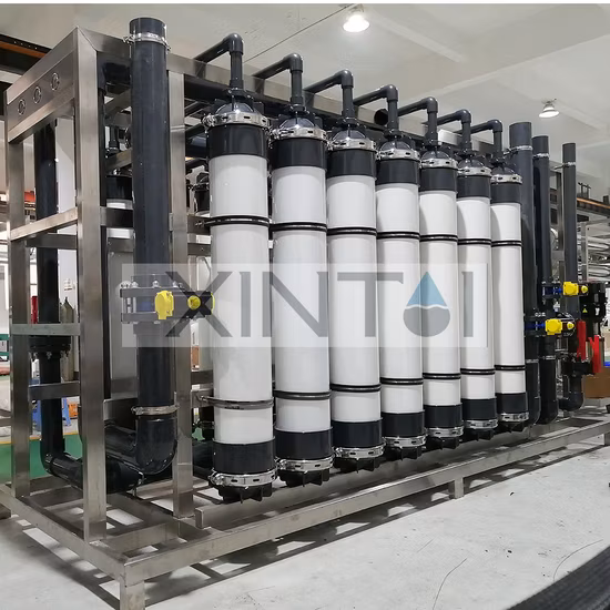 Система ультрафильтрационной очистки воды большой мощности для оборудования очистки котловой воды электростанций